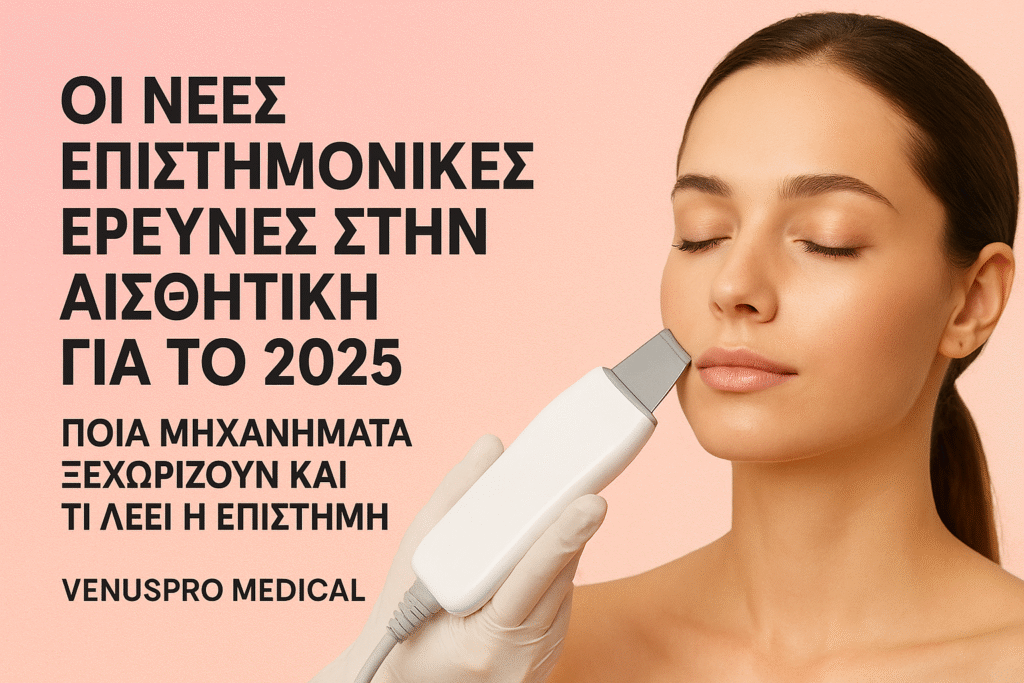 Οι Νέες Επιστημονικές Έρευνες στην Αισθητική για το 2025 – Τι Αλλάζει και Ποιες Τεχνολογίες Κυριαρχούν | VenusPro Medical